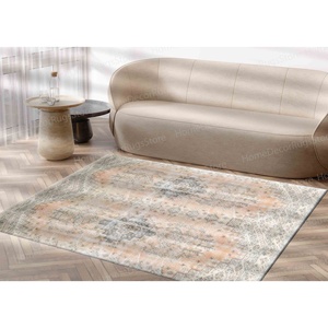 Printed <b>Rug</b>: Modern Moroccan Design, Non Slip, Easy To Clean,Chenille <b>Rug</b> - Product Image 3