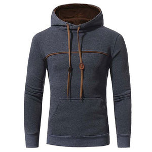 New Arrival 100% Cotton Pullover Hoodie <b>Men</b> Embossed Sweatshirt OEM Custom Plain Dyed <b>Sherpa</b> <b>Fleece</b> Winter Wear Wholesale Rate - Product Image 4