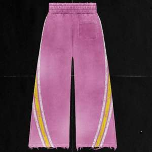 100% Cotton Sweat <b>Jogger</b> Suits <b>Slim</b> <b>Fit</b> Winter <b>Mens</b> Streetwear Vintage Print Sweatsuit Tracksuit Terry Knitted Tracksuit - Product Image 4