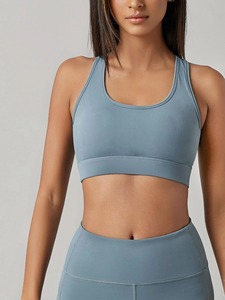 Highly Recommended Women <b>Seamless</b> Yoga Set Solid Color Workout <b>Leggings</b> and Sports Bra Gym Fitness Wear - Product Image 4