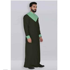 Maroon Color Custom Design Breathable Best Selling Islamic Clothing <b>Men</b> <b>Thobe</b> Muslim Arabic <b>Thobe</b> Wholesale Jubba <b>for</b> Male - Product Image 4