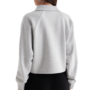 OEM personalizado cuarto de cremallera gimnasio Fitness hombres sudaderas con capucha hombres soporte cuello activo desgaste impreso ligero para el invierno - Product Image 2