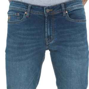 Vaqueros de lona de cuatro bolsillos clásicos Premium para hombre, cómodos, ligeros, rectos, 100% algodón, estilo informal medio, cómodos - Product Image 2