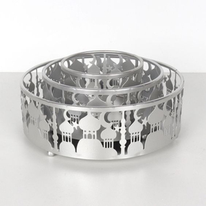 Plateau Ramadan pour la décoration intérieure vaisselle Dessert affichage fait ou métal fer Designer plats de service alimentaire au prix de gros - Product Image 2