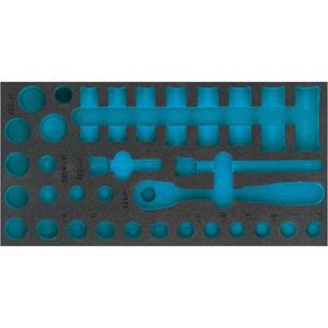 Inserto de Espuma Suave de 2 Componentes Hazet para Cajas de Herramientas 163-483/33 - Product Image 1