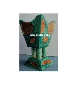 Elegant Green Mubkhar Wood Resin Bakhoor <b>Burner</b> Medkhan <b>Burner</b> Wood for Wedding Gift <b>Electric</b> <b>Incense</b> <b>Burner</b> Bakhoor From India - Product Image 5