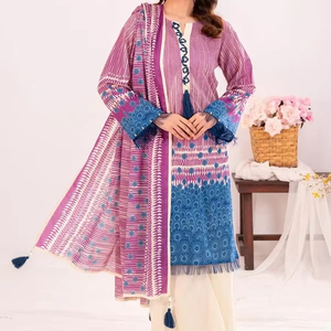 Vestido de fiesta Formal de alta calidad para mujer con mangas largas decoraciones de botones de encaje conjuntos de traje de Boutique hasta el suelo ecológicos - Product Image 1