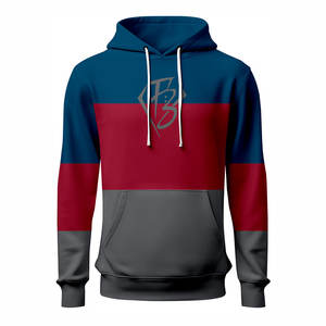 Fabrication professionnelle 100% Polyester unisexe survêtement Sublimation sweats à capuche unis survêtement personnalisé grande taille hommes pull - Product Image 1