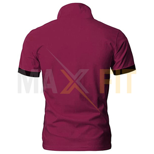 MAXFIT ENTERPRISES Camiseta de Golf de Franela de Secado Rápido para Hombre, Camisa de Polo de Manga Corta con Logotipo Personalizado, Decoración de Botones, La Mejor Calidad - Product Image 4