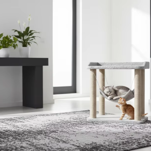 High-quality Amistar Arctic Calm <b>Hammock</b> Stand with <b>hammock</b> cat scratcher for cats of all sizes. - Product Image 4