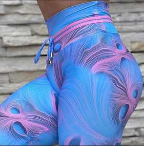 Mallas de entrenamiento Pantalones deportivos Mujeres Fitness Gimnasio Sin costuras Cintura alta Pantalones de yoga Leggings para mujeres - Product Image 5