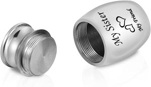 Soeur Mini Urnes de Taille pour Cendres Humaines Titulaire Funéraire Mémorial Souvenir Bijoux Mon Ami Urne de Crémation pour Unisexe Taille Personnalisée - Product Image 2