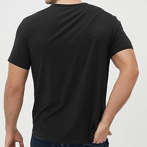 T-shirts pour hommes à manches courtes, couleur noire, t-shirts d'été pour hommes, t-shirts de qualité supérieure, prix de gros, téléchargés par Dress Sports - Product Image 4