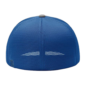 Gorra de camionero de 2 colores de malla ajustable con logotipo personalizado de corona alta para exteriores - Product Image 5