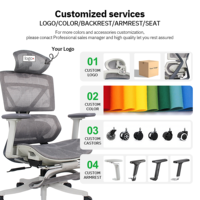 Chaise de bureau ergonomique avec massage, appui-tête 3D, dossier haut, chaise de direction avec soutien lombaire, Silla Oficina Masaje Chaise Bureau