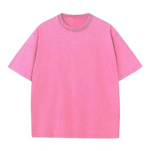 Acid Wash Oversized T Shirt 100% Cotton Vintage Washed Tee Blank Streetwear O Neck Short Sleeve for Men Acid Washed Shirts - Product Image 4