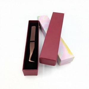 Vente en gros de pinces à extensions de cils GETUP BROSONS IMPEX en or rose, en acier inoxydable, anti-magnétiques, anti-statiques, 10 mm - Product Image 1