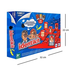 IDENTIKIT gioco da tavolo Detective 24 carte divertente per la famiglia e gli amici trovare il colpevole! - Product Image 2