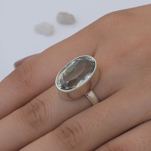 925สเตอร์ลิงเงินคุณภาพดีที่สุดเครื่องประดับแหวนธรรมชาติแท้925สเตอลิงเงินพลอยแฮนด์เมดสปินเนอร์แหวนผู้หญิงบุษราคัมสีฟ้า - Product Image 3