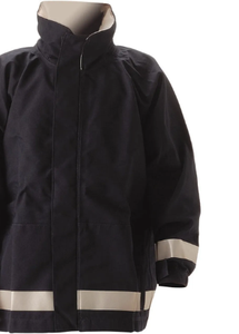 Chaqueta de soldadura de cuero de vaca resistente al fuego - Product Image 5