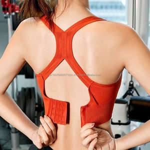 Cross Beauty Back Shoulder Straps Seamless Wirefree Sujetador Deportivo Fit Backless Sports Bras Gym Fitness Yoga Bra for Womens - Product Image 5