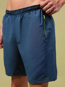 Pantalones cortos de malla transpirable de secado rápido para hombre de diseño personalizado de alta calidad, ropa deportiva de Fitness OEM para entrenamiento de gimnasio, patrón sólido - Product Image 5