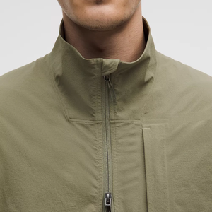 เสื้อแจ็คเก็ตกันลมมีซิปด้านหน้าผ้าใบมีฮู้ดสำหรับฤดูหนาวเสื้อกันหนาวแฟชั่น2025ใส่ได้ทั้งชายและหญิงเสื้อกันลมปรับแต่งโลโก้ได้ตามต้องการ - Product Image 4