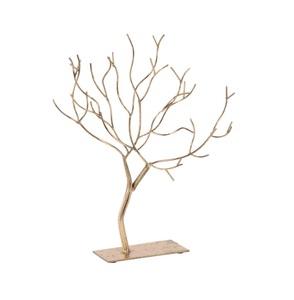 ขาตั้งเครื่องประดับโลหะทำด้วยมือขัดเงาสีทองแบบตั้งโชว์ได้หลายส่วนโต๊ะเครื่องแป้งมีสไตล์ที่สมบูรณ์แบบสำหรับจัดแสดง - Product Image 1