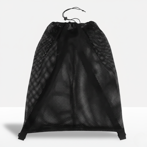 Sport Casual <b>Drawstring</b> <b>Bag</b> with Breathable Mesh Candy Pattern Zipper Closure Waterproof Nylon <b>Canvas</b> Lining - Product Image 3
