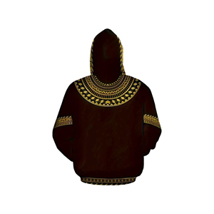 Sudadera con capucha deportiva informal de estilo étnico para hombre, Sudadera con capucha para otoño e invierno, chaqueta de calle, Tops, moda teñida lisa - Product Image 1