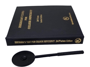 LIBROS DE TABLA DE PRUEBA ISHIHARA PARA LA DEFICIENCIA DE COLOR 24 PLACAS ÚLTIMA EDICIÓN (EDICIÓN AZUL) .. - Product Image 2
