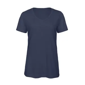 T-shirt promotionnel personnalisé en tissu mélangé pour femmes, idéal pour le merchandising - Product Image 4