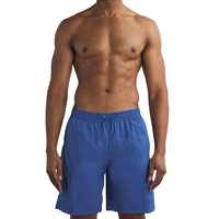 Shorts de Baño Casuales para Hombre, Verano 2025, Diseño Sólido, 100% Poliéster, para Playa y Piscina