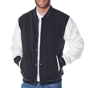 2025 Manufacturers for Clothing Brand Custom PU Leather Sleeve Letterman Men Varsity <b>Jacket</b> - Product Image 6