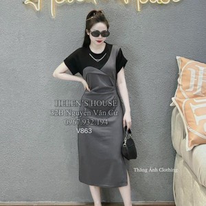 Robe sexy décontractée pour femme Taille libre Fabricant du Vietnam Emballage personnalisé Lavable Naturel Mode Spandex Solide Raisonnable - Product Image 2