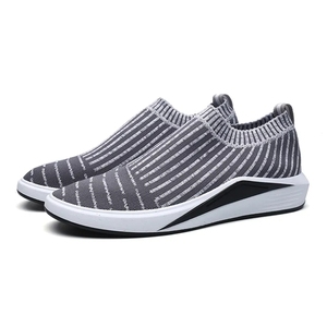 Venta al por mayor de zapatos casuales de tela tejida cómoda, ligeros y transpirables para mujer, nuevos estilos. - Product Image 3