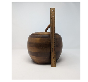 ถังน้ำแข็งทำจากไม้ขนาดกลางออกแบบโลโก้ได้ตามต้องการพร้อมฝาปิดดีไซน์ทันสมัยทำจากไม้ - Product Image 5