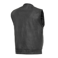Gilet d'hiver décontracté de haute qualité pour hommes nouveau Design gilet en cuir respirant à la mode pour une utilisation en plein air de moto Style personnalisé