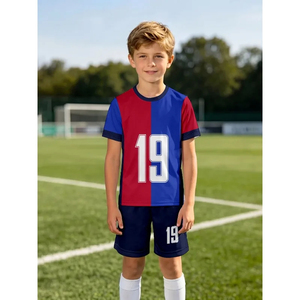 Ensemble de survêtement pour enfants, vêtements de sport décontractés de qualité supérieure, collection de vêtements de sport pour jeunes, tendance, exportation, marché américain, vêtements de sport actifs - Product Image 4