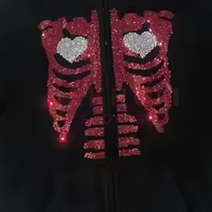 Sudaderas con Capucha de Manga Larga para Hombre, Personalizadas con Pedrería, Transpirables, Colores y Logotipos Personalizados, Gran Venta - Product Image 6