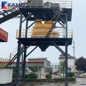 Hochleistungs-Betonmischanlage mit Doppelwellenmischer und Förderband für kommerziellen Transportbeton - Product Image 3