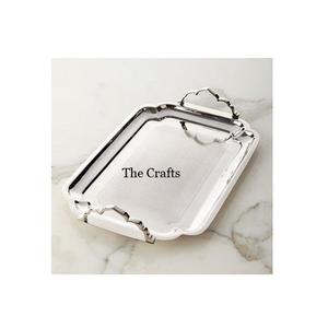 ถาดเสิร์ฟชากาแฟสแตนเลสสีเงิน - Product Image 3