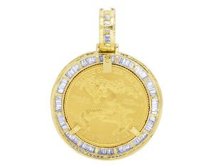 Customized Hip Hop Jewelry In S925 Sterling Silver VVS Moissanite Round Baguette Diamond <b>Studded</b> Pendant <b>For</b> <b>Men</b> Women - Product Image 3