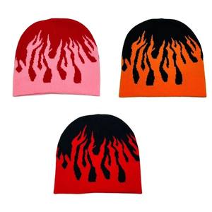 Invierno Unisex bordado tejido Jacquard Beanie sombreros diseño personalizado poliéster/algodón moda cómodo duradero - Product Image 1