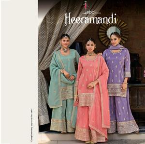 Tela de césped bordada con traje Salwar pakistaní de calidad superior con Dupatta y Palazzo disponibles a los mejores precios - Product Image 3