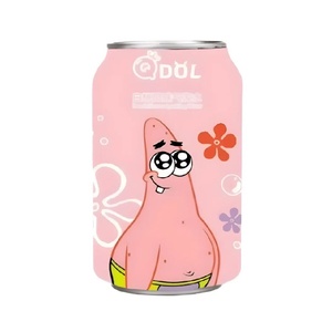 Refreshing QDOL Spongebob Squarepants Strawberry Flavor Soda 330ml Sweet Carbonated <b>Beverage</b> for Wholesale Supply - Product Image 2