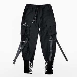 Techwear กางเกงนินจากางเกงคาร์โก้พร้อมริบบิ้นสำหรับผู้ชายกางเกงฮิปฮอปกันน้ำแนวสตรีทแวร์แนวสตรีทแวร์แนวสตรีทแวร์แนวสตรีทแวร์ไซเบอร์พังค์กางเกงคาร์โก้ - Product Image 2
