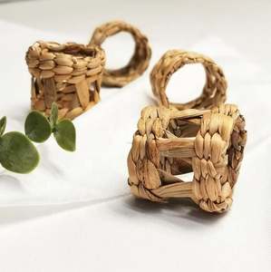 Porte-serviettes en bois de jute, aspect rustique, meilleur prix, fabricant exportateur d'Inde, décoration de table - Product Image 3