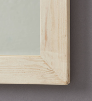 Cadre de miroir décoratif de luxe intemporel, artisanal, moderne et écologique, en bois de manguier et d'acacia, pour mariage et maison, de Craft Emporium