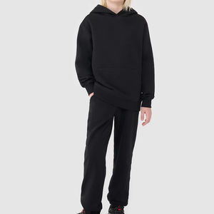 ชุดวอร์มแบบสวมหัวมีฮู้ดของเด็กผู้หญิงชุดวอร์มแบบสวมหัวแบบลำลองระบายอากาศได้คุณภาพระดับพรีเมียม - Product Image 1